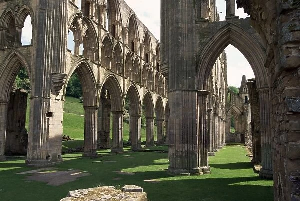 Rievaulx Abbey, Yorkshire, England, United Kingdom, Europe