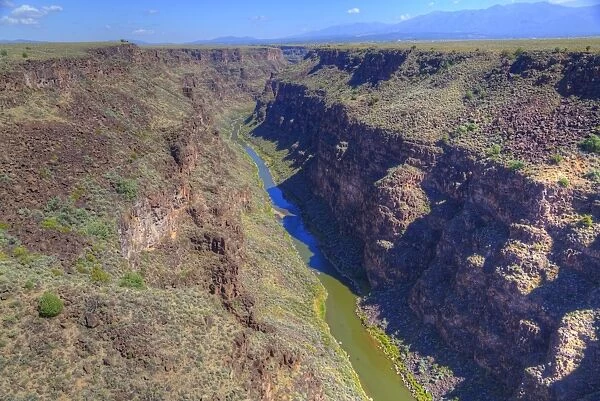 Rio Grande Gorge, taken from Rio Grande Gorge Bridge, near Taos, New Mexico, United