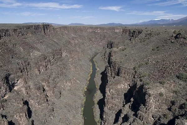 Rio Grande River Gorge, near Taos, New Mexico, United States of America, North America