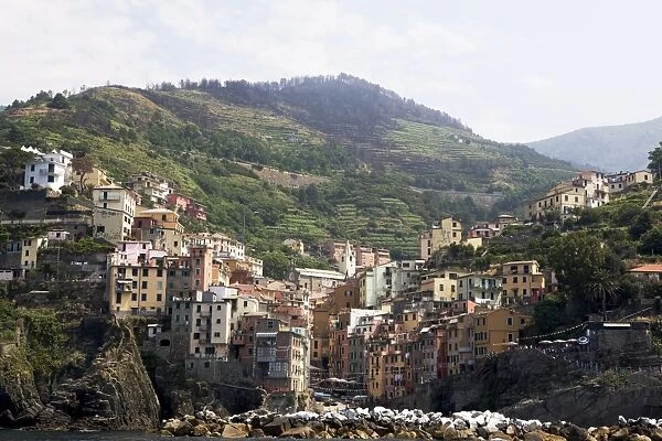 Riomaggiore, Cinque Terre, UNESCO World Heritage Site, Liguria, Italy, Europe