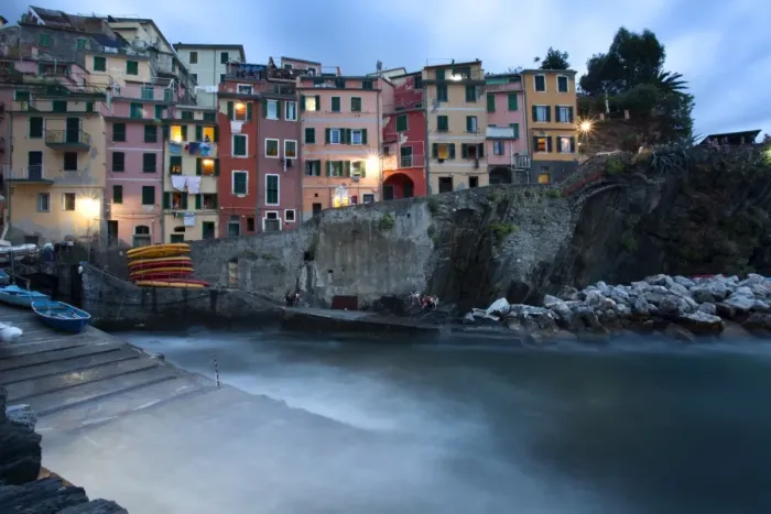 Framed Print : Riomaggiore Harbour at dusk, Cinque Terre, UNESCO World Heritage Site, Liguria, Italy, Mediterranean, Europe Framed Print : Riomaggiore Harbour at dusk, Cinque Terre, UNESCO World Heritage Site, Liguria, Italy, Mediterranean, Europe