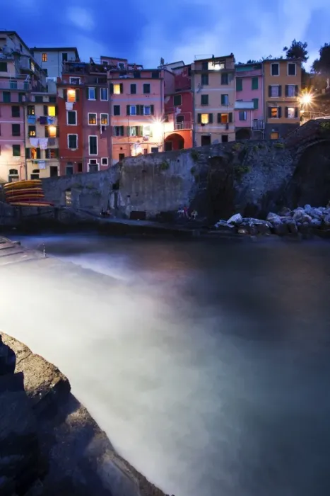Framed Print : Riomaggiore Harbour at dusk, Cinque Terre, UNESCO World Heritage Site, Liguria, Italy, Mediterranean, Europe Framed Print : Riomaggiore Harbour at dusk, Cinque Terre, UNESCO World Heritage Site, Liguria, Italy, Mediterranean, Europe