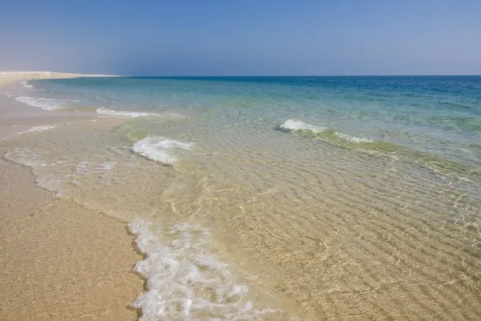 Framed Print : Ripples on beach, Sealine Beach Resort, Qatar, Middle East Framed Print : Ripples on beach, Sealine Beach Resort, Qatar, Middle East