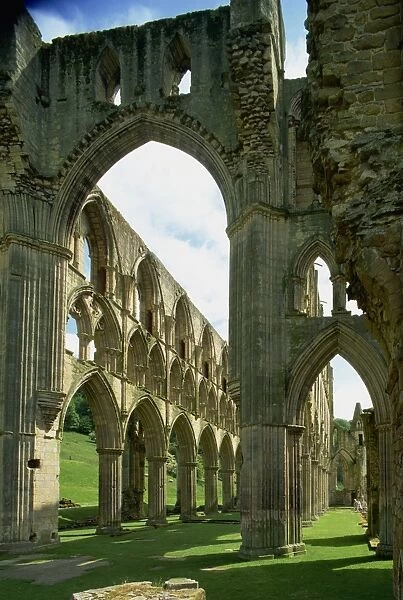 Riveaulx Abbey, Yorkshire, England, United Kingdom, Europe