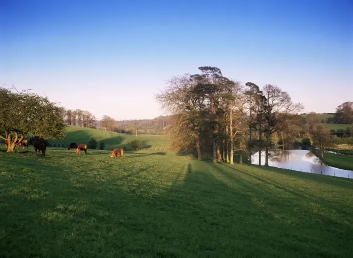 Framed Print : River Chess from the grounds of Latimer House, Latimer, Buckinghamshire