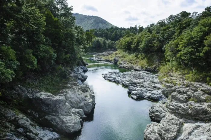 Framed Print : River contributing water to the Marlborough Sounds, South Island, New Zealand, Pacific
