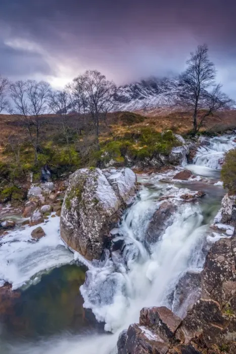Framed Print : River Coupall, Coupall Falls and Buachaille Etive Mor, Glen Coe, Highlands, Scotland Framed Print : River Coupall, Coupall Falls and Buachaille Etive Mor, Glen Coe, Highlands, Scotland