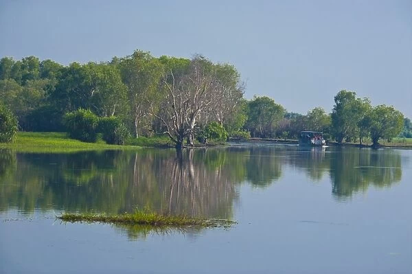 River cruise ship Kakadu National Park, UNESCO World Heritage Site, Northern Territory, Australia, Pacific