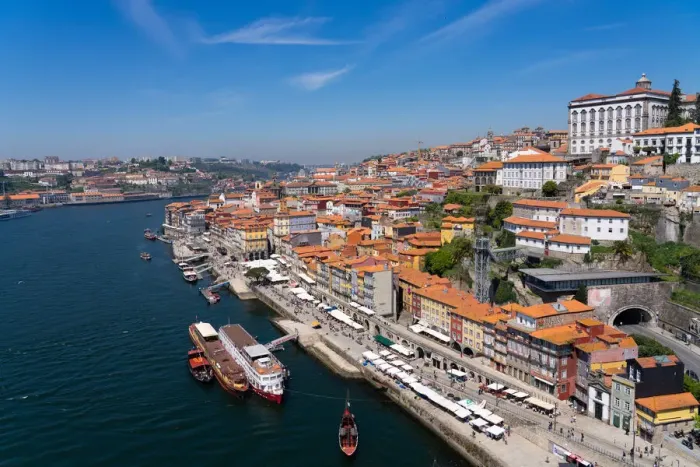 Framed Print : River Douro and city, Porto, Portugal, Europe Framed Print : River Douro and city, Porto, Portugal, Europe
