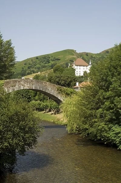 The River Nive, St. Etienne de Baigorry, Basque country, Pyrenees-Atlantiques
