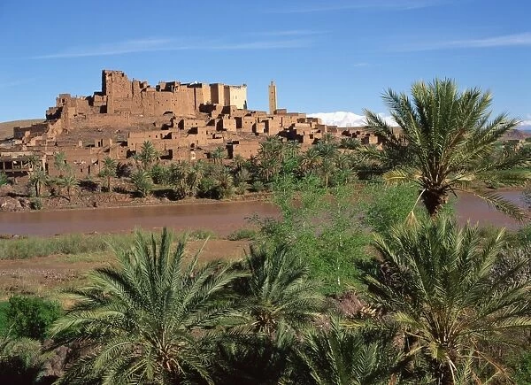 The River Ouarzazate before the Kasbah Tifoultoute