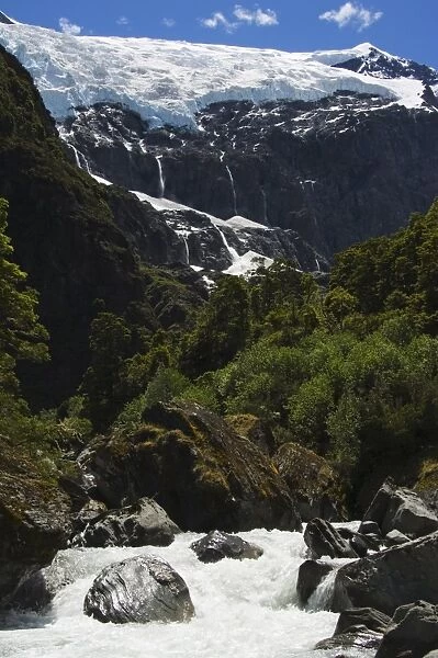 A river on Rob Roy Glacier Hiking Track
