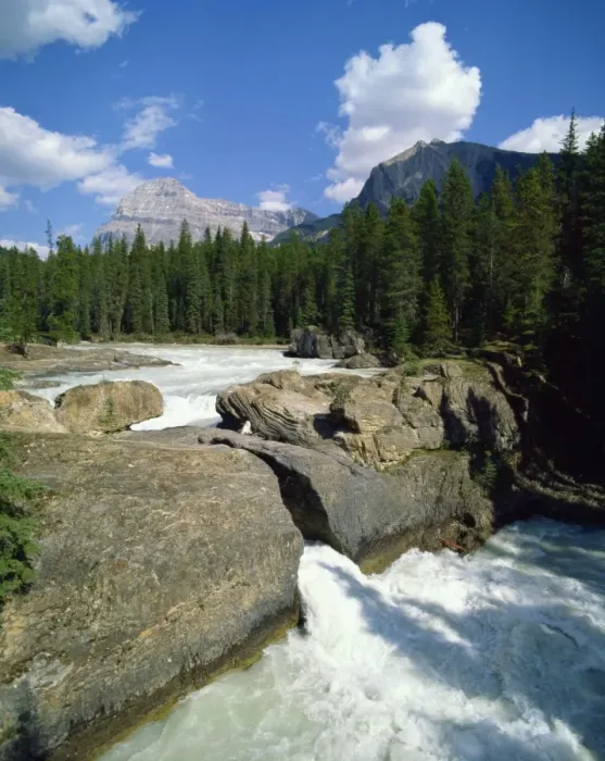 Framed Print : River in the Rocky Mountains, Canada, North America Framed Print : River in the Rocky Mountains, Canada, North America