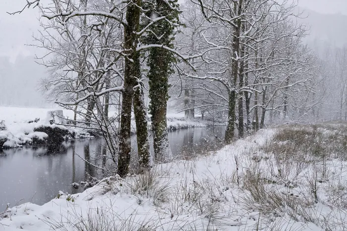 Framed Print : The River Rothay in winter snow near Rydal Water in the Lake District National Park, United Kingdom Framed Print : The River Rothay in winter snow near Rydal Water in the Lake District National Park, United Kingdom