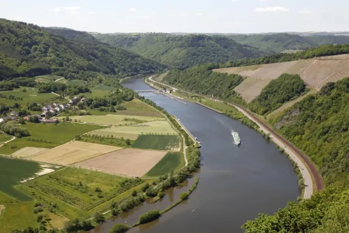 Framed Print : River Saar near Taben-Hamm, Rhineland-Palatinate, Germany, Europe Framed Print : River Saar near Taben-Hamm, Rhineland-Palatinate, Germany, Europe