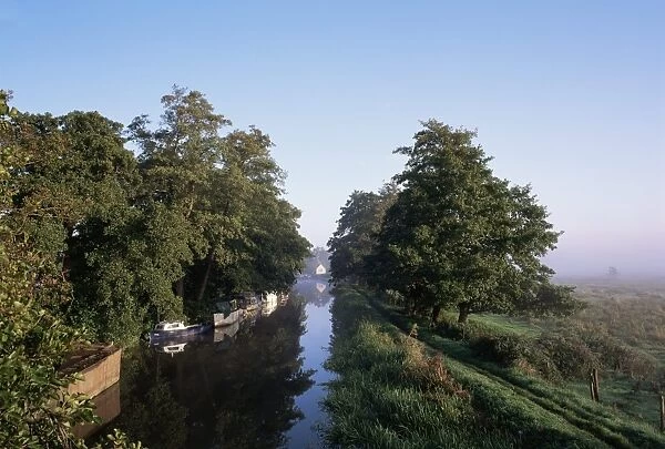River Wey Navigation Canal, Send, Surrey, England, United Kingdom, Europe