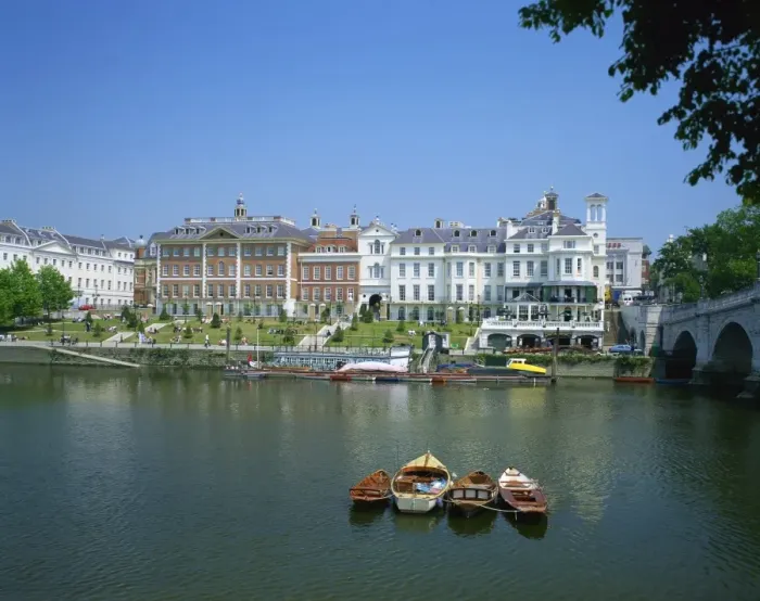 Framed Print : Riverside architecture and the Thames, Richmond, Surrey, England, United Kingdom, Europe Framed Print : Riverside architecture and the Thames, Richmond, Surrey, England, United Kingdom, Europe