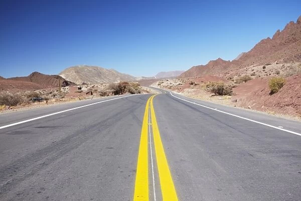 Road in Altiplano, Potosi Department, Bolivia, South America