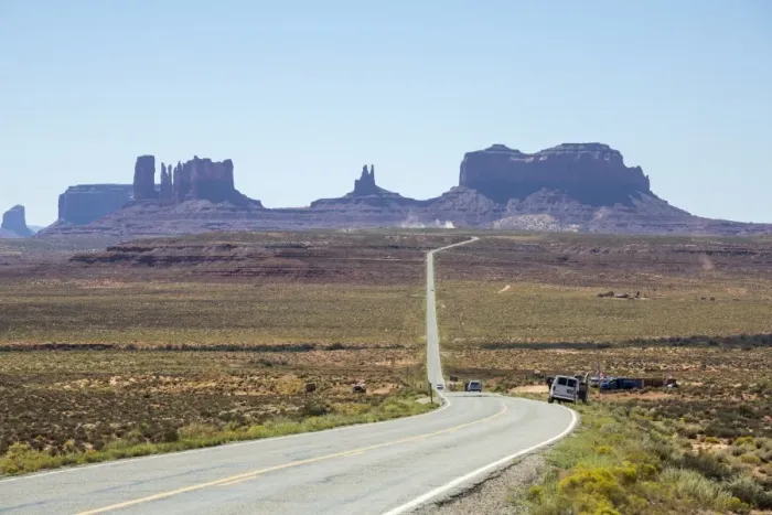 Framed Print : The road to Monument Valley, Navajo Tribal Park, Arizona, United States of America Framed Print : The road to Monument Valley, Navajo Tribal Park, Arizona, United States of America