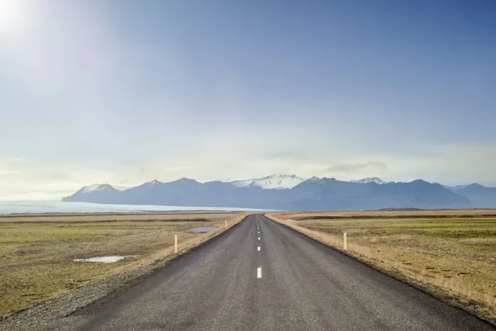 Framed Print : A road in south east Iceland, Polar Regions Framed Print : A road in south east Iceland, Polar Regions