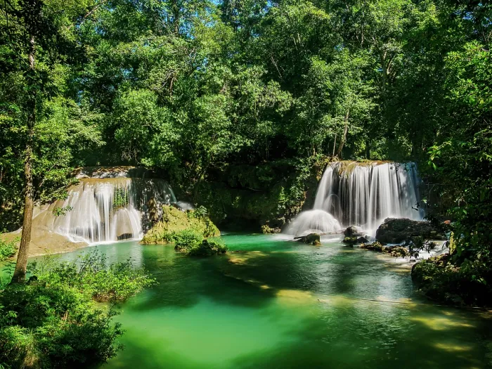 Framed Print : Roberto Barrios Waterfalls, Chiapas State, Mexico