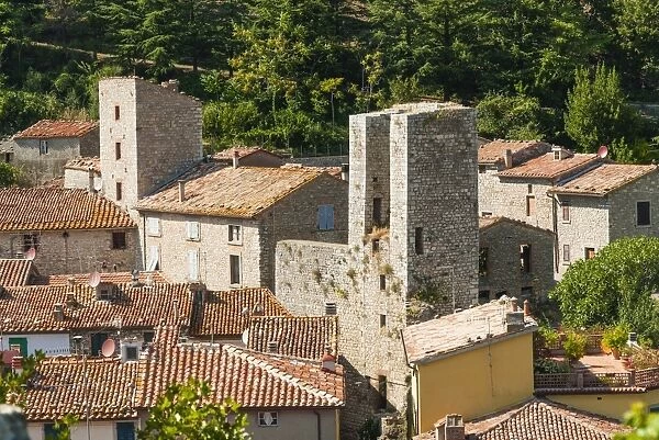Roccalbegna, Grosseto province, Tuscany, Italy, Europe