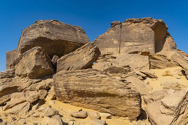 Rock carvings, Bir Hima Rock Petroglyphs and Inscriptions, UNESCO World Heritage Site