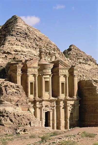 Rock-cut facade of the Monastery (El Deir)