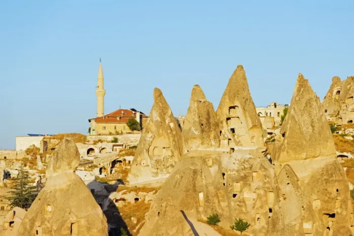 Framed Print : Rock-cut topography at Uchisar, UNESCO World Heritage Site, Cappadocia, Anatolia Framed Print : Rock-cut topography at Uchisar, UNESCO World Heritage Site, Cappadocia, Anatolia