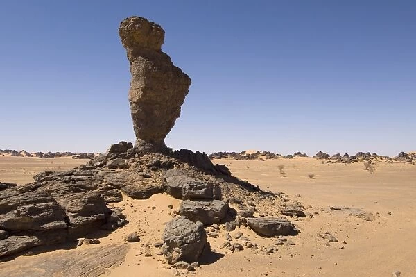 Rock formation called The Finger of Allah