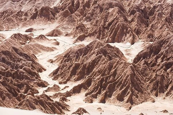 Rock formations in Death Valley (Valle de la Muerte), San Pedro de Atacama, Atacama Desert