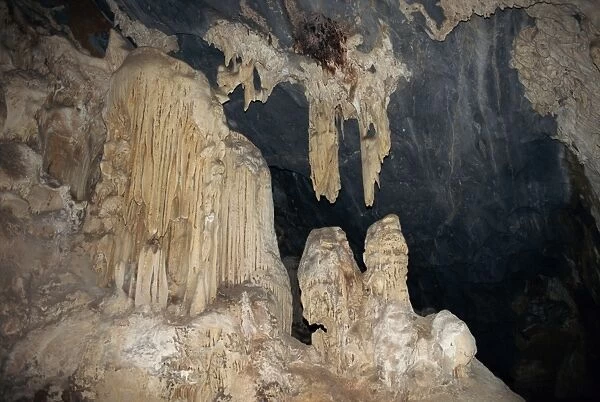 Rock formations in the interior of the Cango Caves