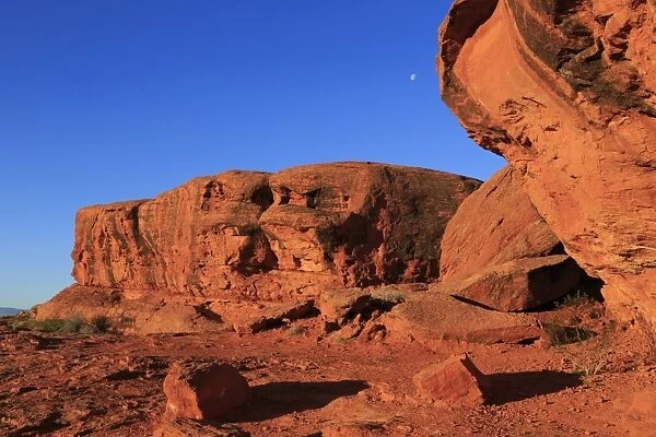 Rock formations in Pioneer Park, St. George, Utah, United States of America, North