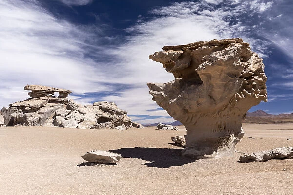 Rock formations, Reserva Nacional de Fauna Andina Eduardo Avaroa, Potosi Department