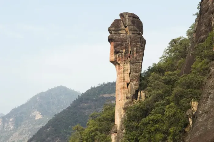Framed Print : Rock outcrop in Three Parallel Gorges National Park, UNESCO World Heritage Site Framed Print : Rock outcrop in Three Parallel Gorges National Park, UNESCO World Heritage Site