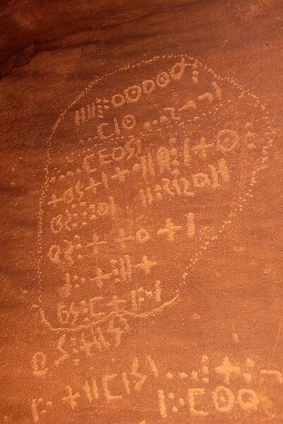 Rock paintings at Wantshashit, Ghat, Akakus, Libya, North Africa, Africa
