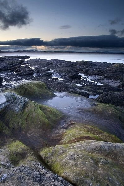 Rock Pools at dusk, Doo Craigs, St Andrews, Fife, Scotland