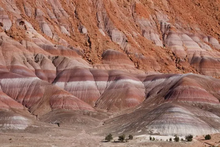 Framed Print : Rock strata in cliffs in Paria River Valley, Grand Staircase-Escalante National Monument