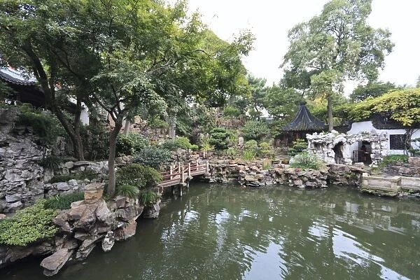 Rockery, Yu Yuan (Yuyuan) Gardens, Shanghai, China, Asia