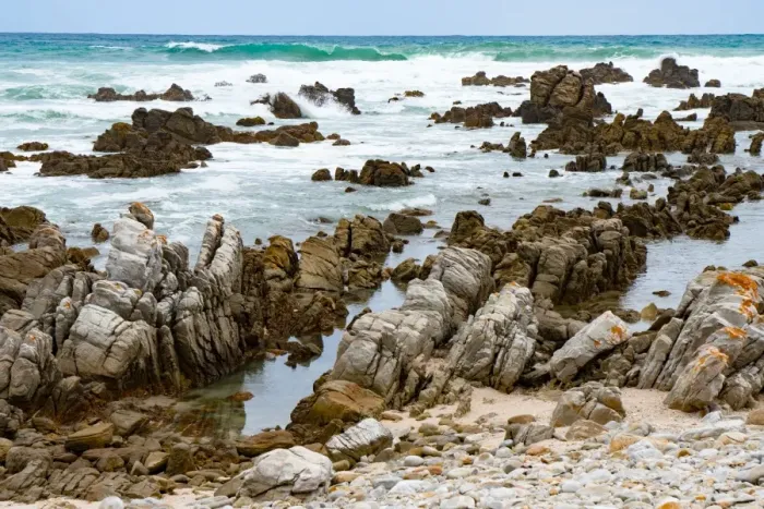 Framed Print : Rocks and bay at the southernmost tip of Africa, Cape Agulhas, Western Cape, South Africa Framed Print : Rocks and bay at the southernmost tip of Africa, Cape Agulhas, Western Cape, South Africa