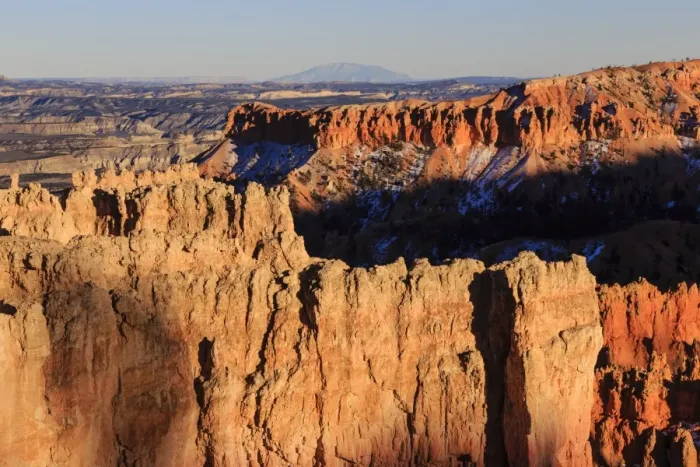 Framed Print : Rocks lit by winter late afternoon sun, from Rim Trail near Sunset Point, Bryce Canyon National Park, Utah, United States of America, North America Framed Print : Rocks lit by winter late afternoon sun, from Rim Trail near Sunset Point, Bryce Canyon National Park, Utah, United States of America, North America