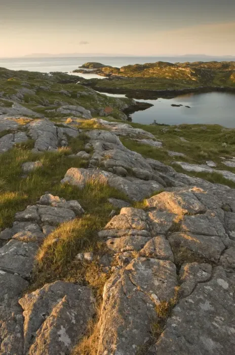 Framed Print : Rocky coasline bathed in early morning light at township of Manish, Isle of Harris Framed Print : Rocky coasline bathed in early morning light at township of Manish, Isle of Harris