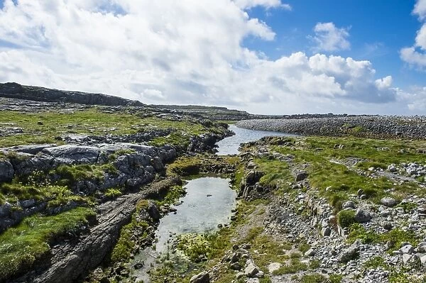 Very rocky grounds in Arainn, Aaran Islands, Republic of Ireland, Europe
