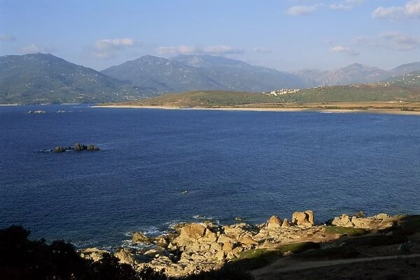 The rocky South West coast, Corsica, France, Mediterranean, Europe