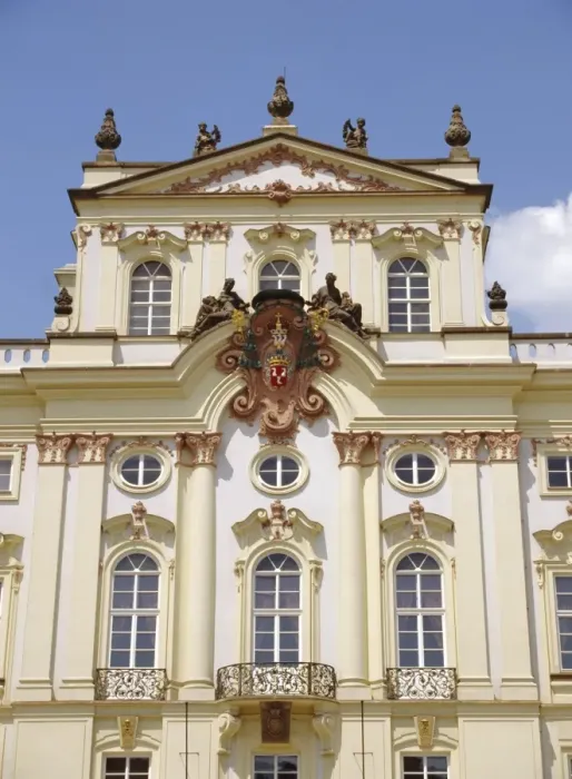 Framed Print : The Rococo facade of the Archbishops Palace, Prague, Czech Republic, Europe Framed Print : The Rococo facade of the Archbishops Palace, Prague, Czech Republic, Europe