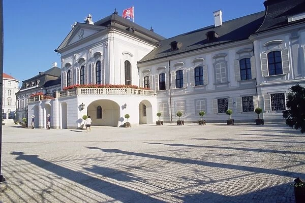 Rococo Grassalkovich Palace dating from the 1760s
