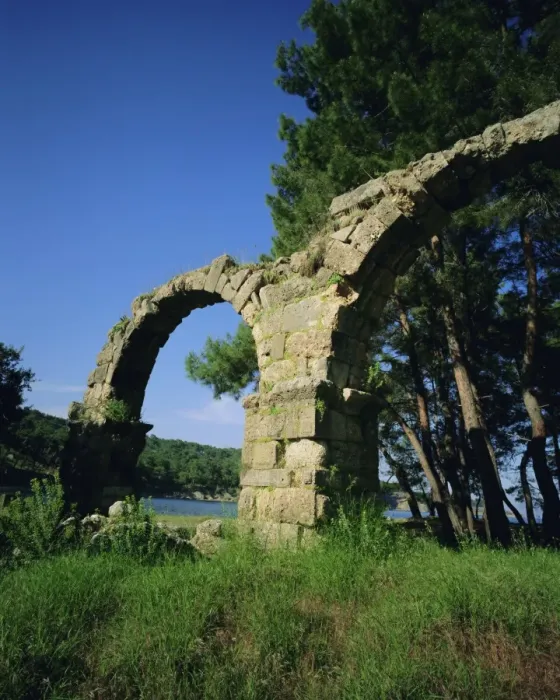 Framed Print : Roman Aqueduct at Phaselis Framed Print : Roman Aqueduct at Phaselis