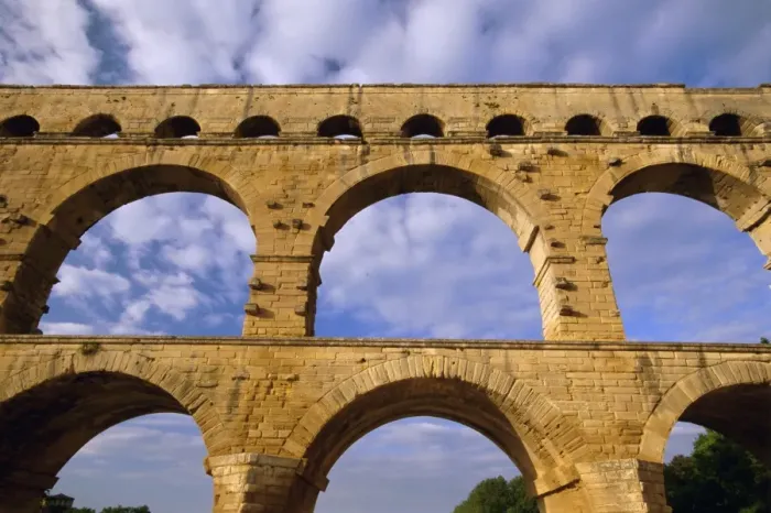 Framed Print : Roman aqueduct, Pont du Gard, UNESCO World Heritage Site, near Avignon Framed Print : Roman aqueduct, Pont du Gard, UNESCO World Heritage Site, near Avignon