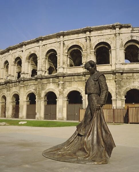 Roman Arena, Nimes, Languedoc, France, Europe