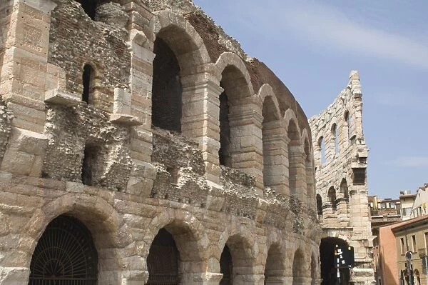 The Roman Arena, Verona, UNESCO World Heritage Site, Veneto, Italy, Europe